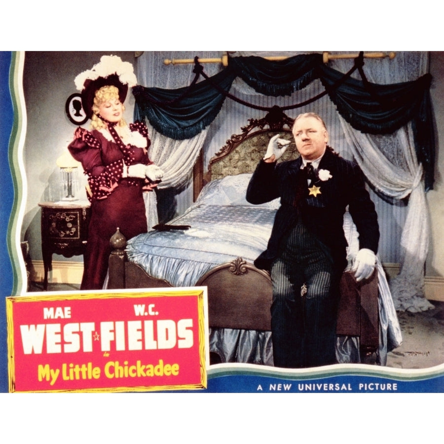 My Little Chickadee From Left: Mae West W.C. Fields 1940 Movie Poster Masterprint Image 1