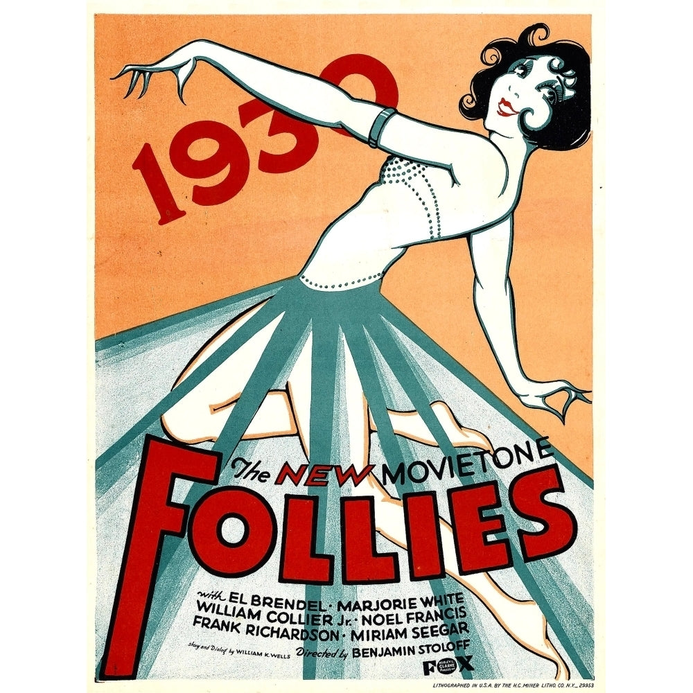 Movietone Follies Of 1930 Movie Poster Masterprint Image 2