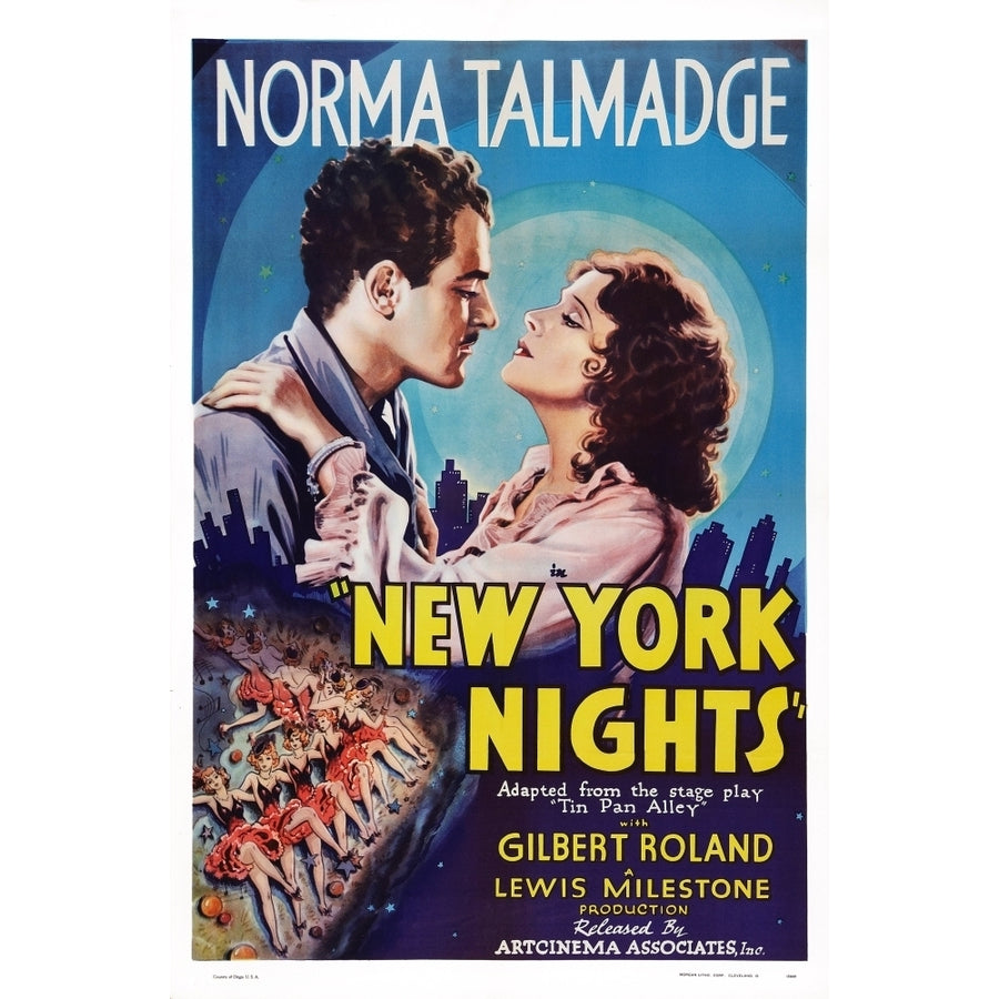 York Nights Us Poster Art From Left: Gilbert Roland Norma Talmadge 1929 Movie Poster Masterprint Image 1