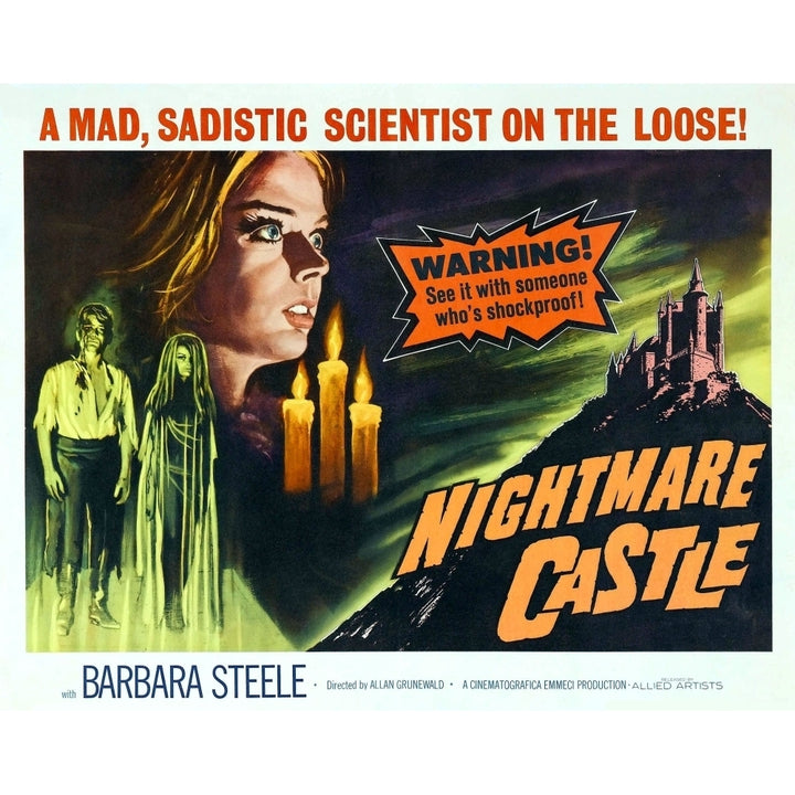 Nightmare Castle Movie Poster Masterprint Image 1