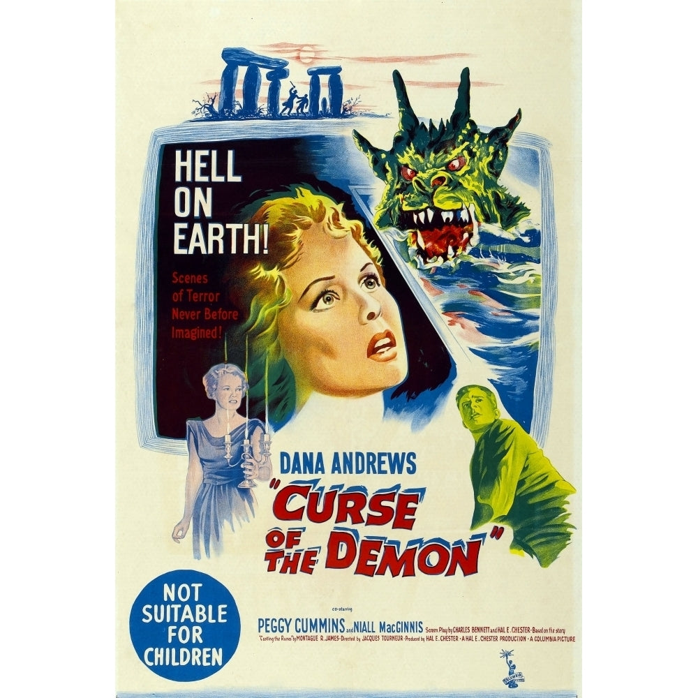 Night Of The Demon Movie Poster Masterprint Image 2