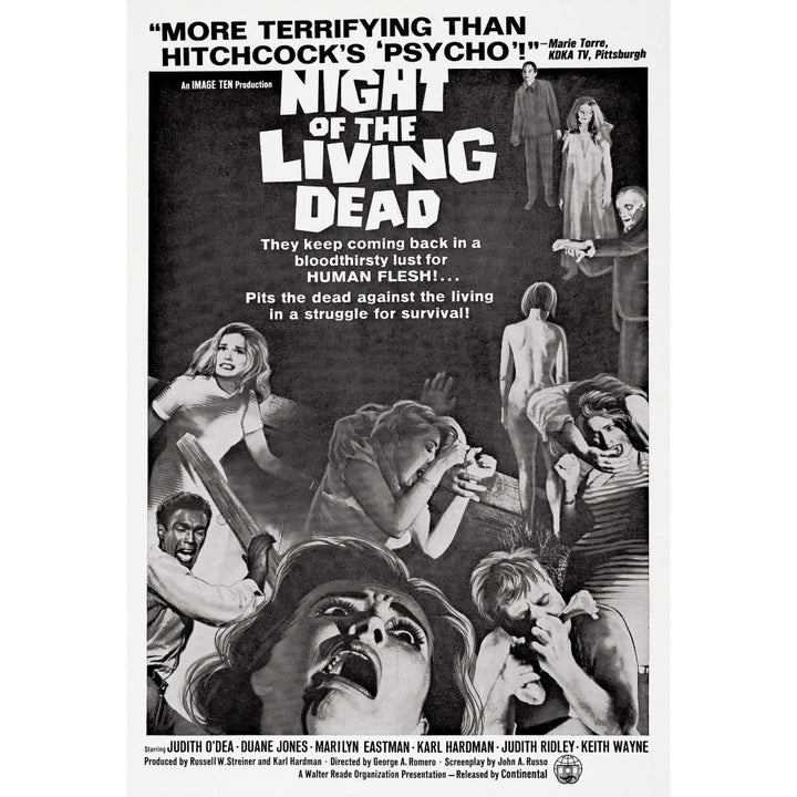 Night Of The Living Dead Us Poster 1968 Movie Poster Masterprint Image 2