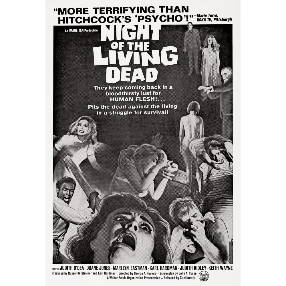 Night Of The Living Dead Us Poster 1968 Movie Poster Masterprint Image 1