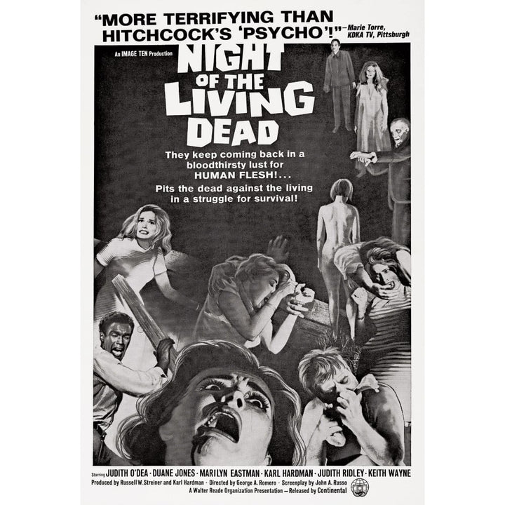 Night Of The Living Dead Us Poster 1968 Movie Poster Masterprint Image 1