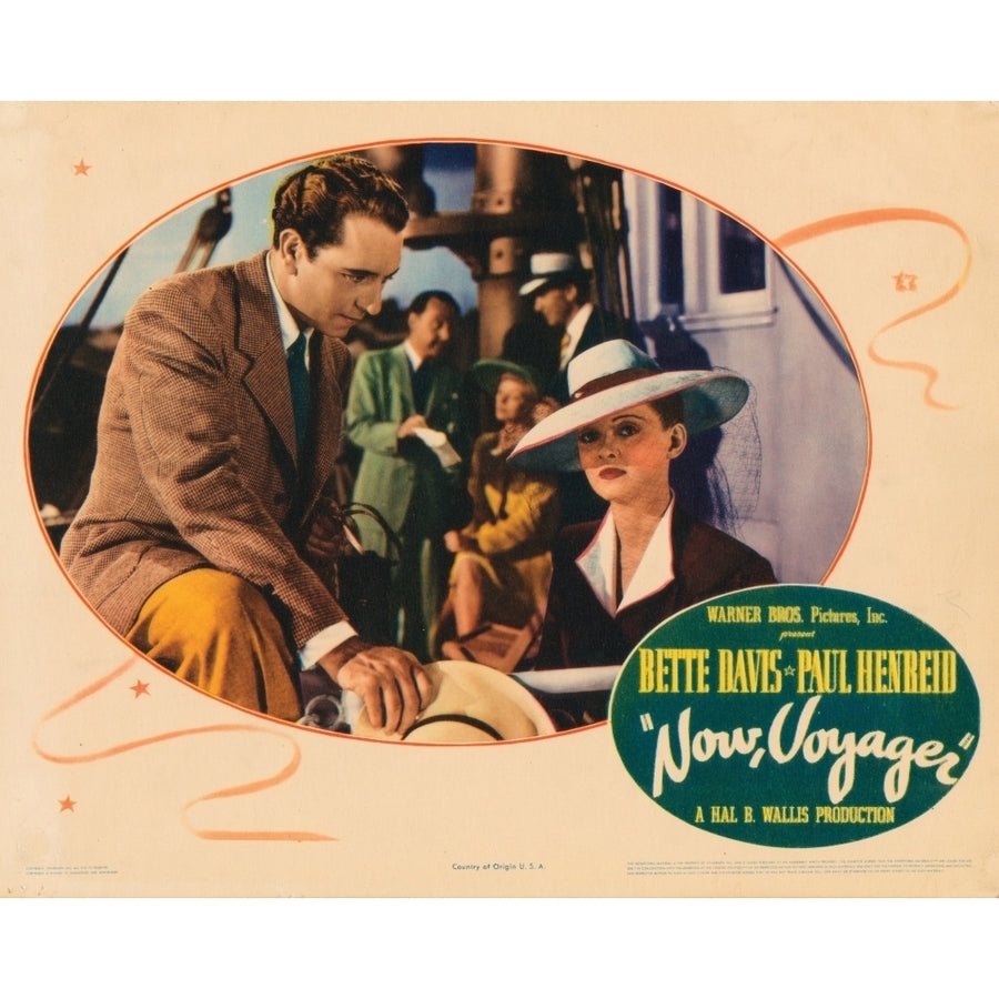 Now Voyager Lobbycard From Left: Bette Davis Paul Henreid 1942. Movie Poster Masterprint Image 1