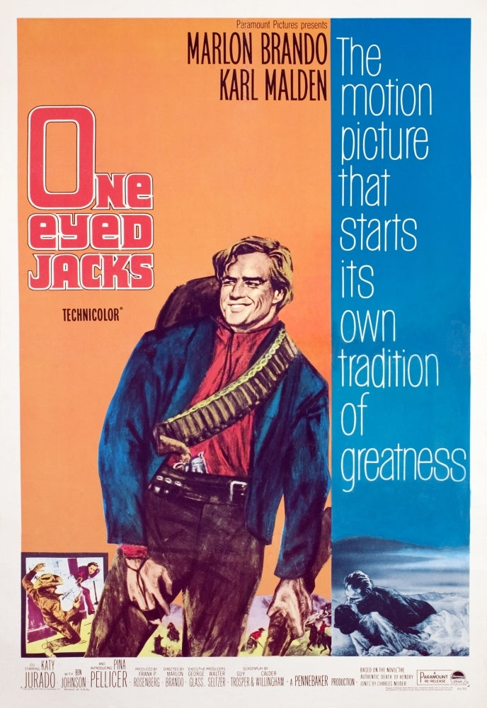 One-Eyed Jacks Marlon Brando 1961. Movie Poster Masterprint Image 1