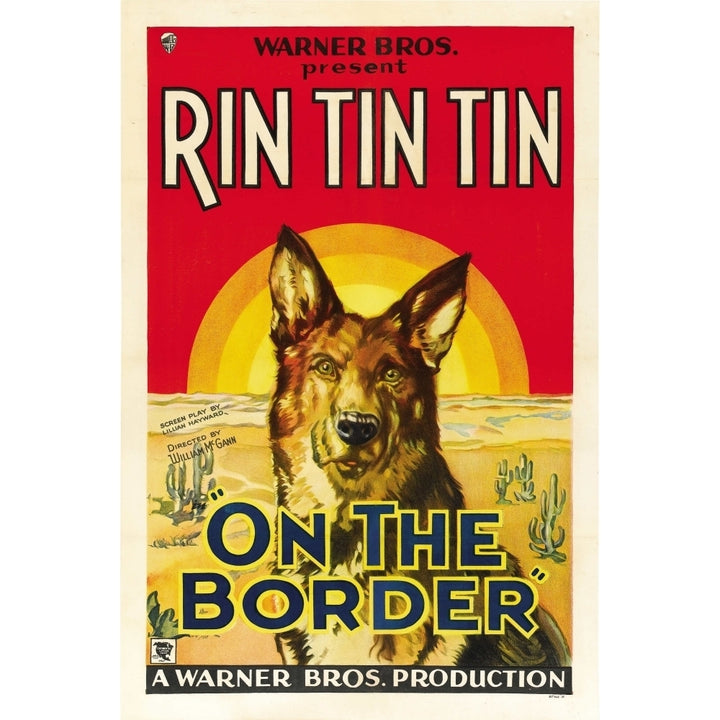 On The Border Rin Tin Tin 1930. Movie Poster Masterprint Image 1