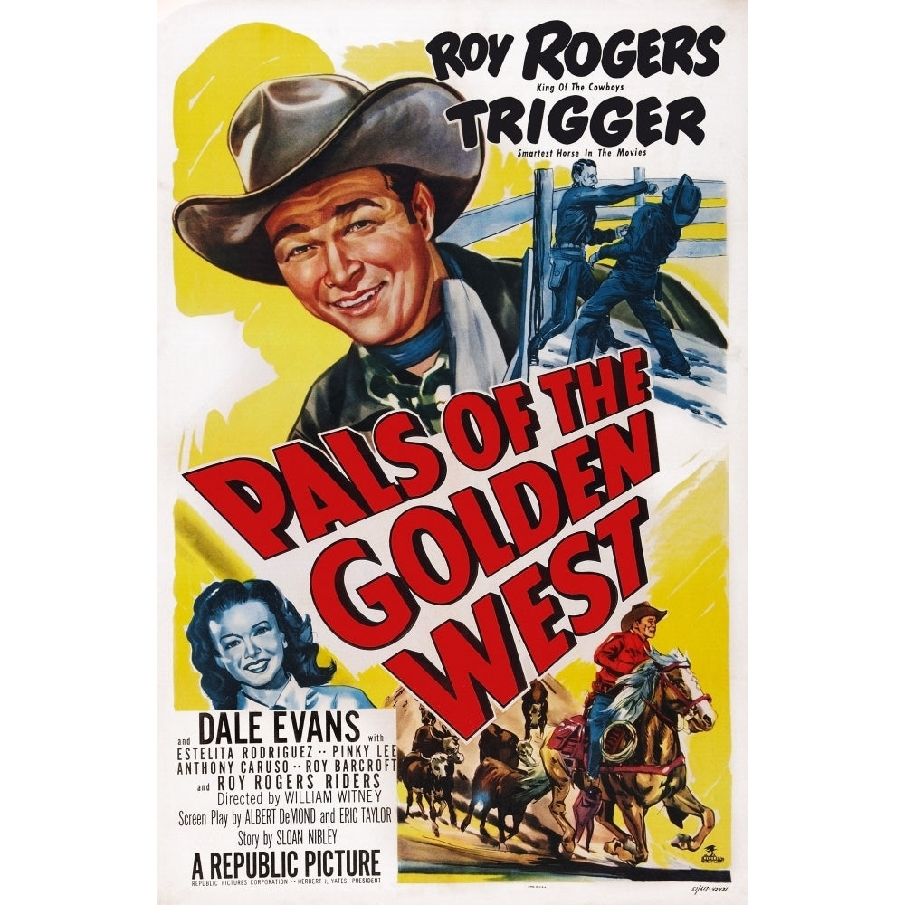 Pals Of The Golden West U Movie Poster Masterprint Image 1