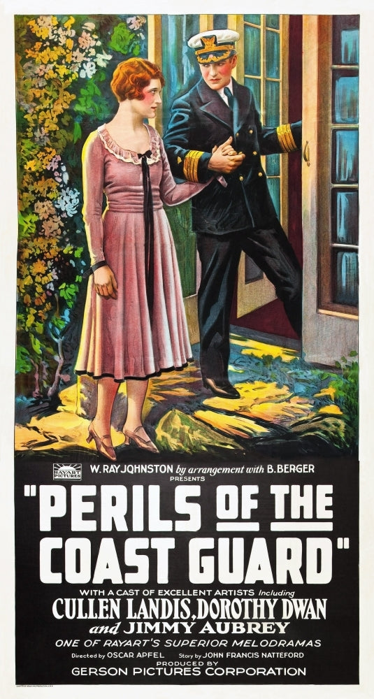 Perils Of The Coast Guard L-R: Dorothy Dwan Cullen Landis On Poster Art 1926. Movie Poster Masterprint Image 1