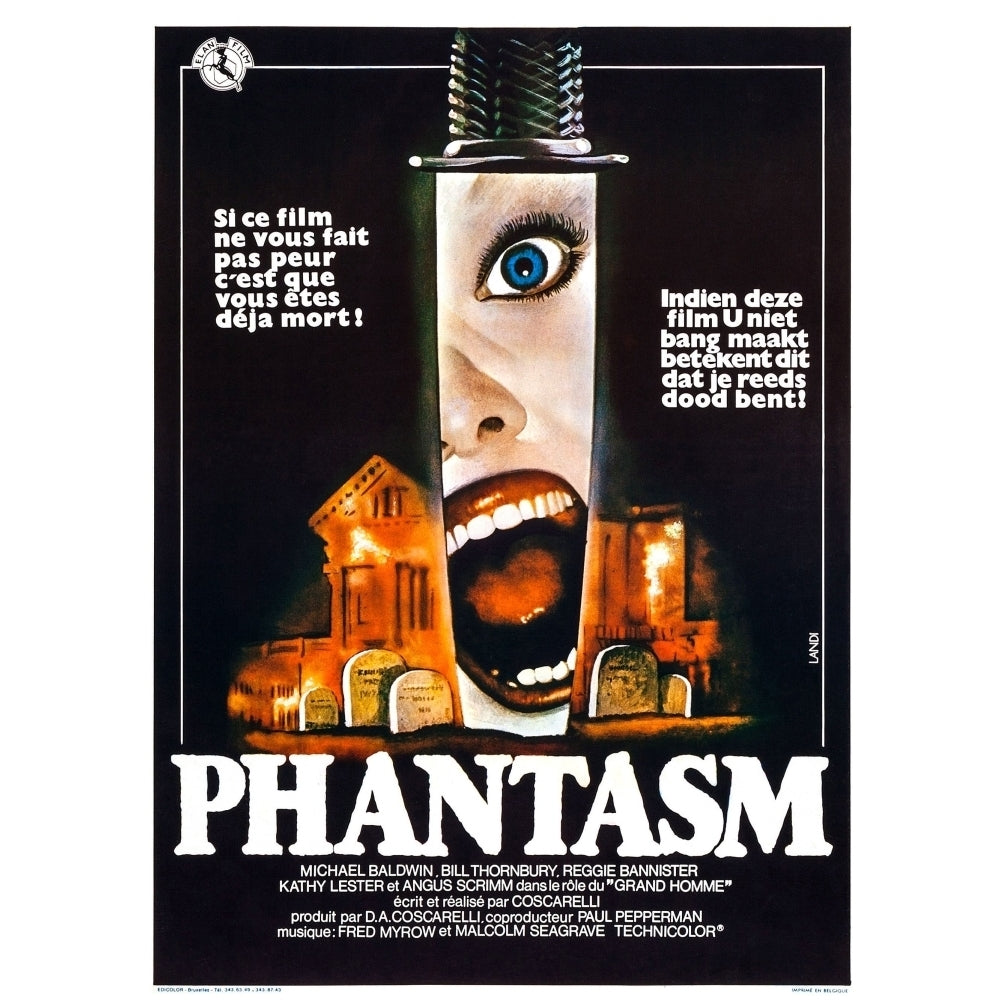 Phantasm Belgian Poster Art 1979. ??Avco Embassy/Courtesy Everett Collection Movie Poster Masterprint Image 2