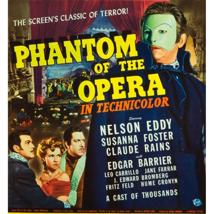 Phantom Of The Opera Movie Poster Masterprint Image 1