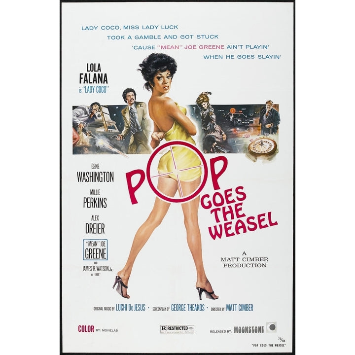 Pop Goes The Weasel Us Poster Lola Falana 1975 Movie Poster Masterprint Image 1