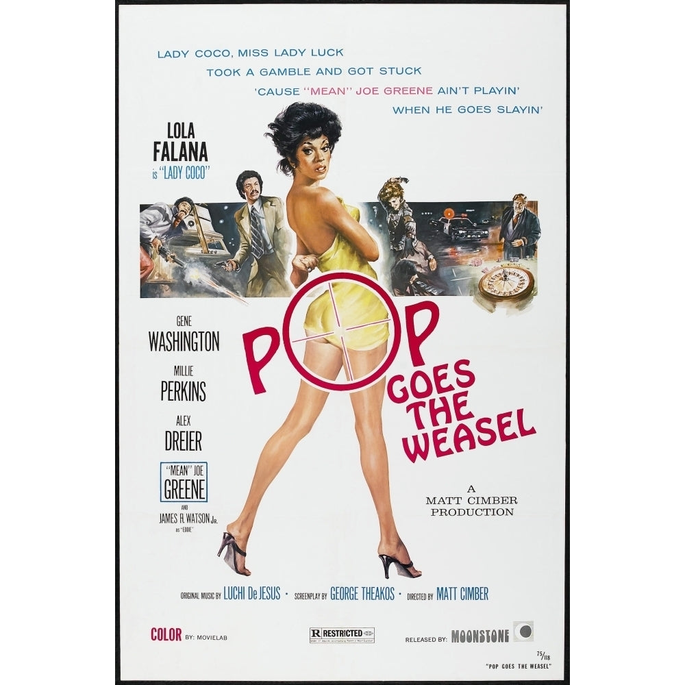 Pop Goes The Weasel Us Poster Lola Falana 1975 Movie Poster Masterprint Image 2