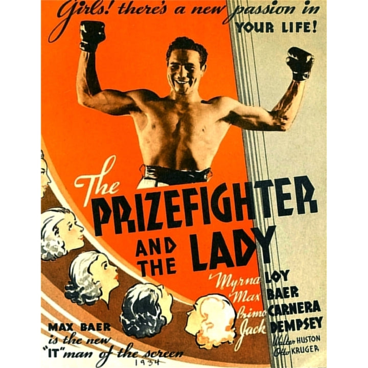 The Prizefighter And The Lady Us Poster Max Baer 1933 Movie Poster Masterprint Image 2