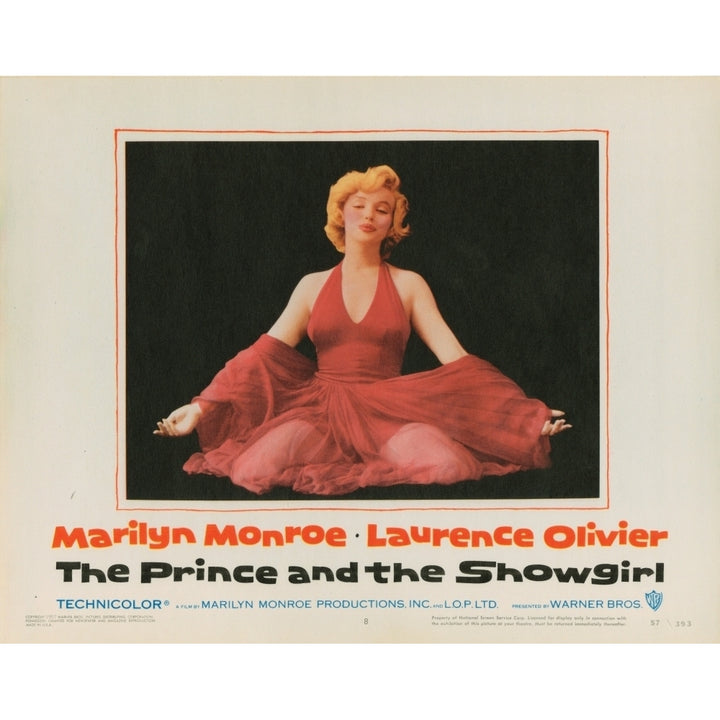 The Prince And The Showgirl Lobbycard Marilyn Monroe 1956 Movie Poster Masterprint Image 2