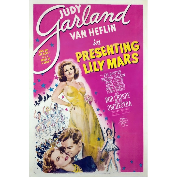 Presenting Lily Mars Judy Garland Van Heflin 1943. Movie Poster Masterprint Image 1