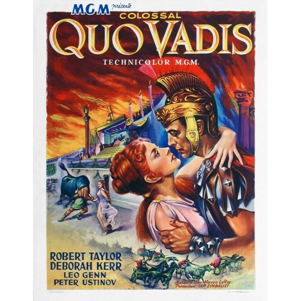 Quo Vadis From Left: Deborah Kerr Robert Taylor 1951 Movie Poster Masterprint Image 2