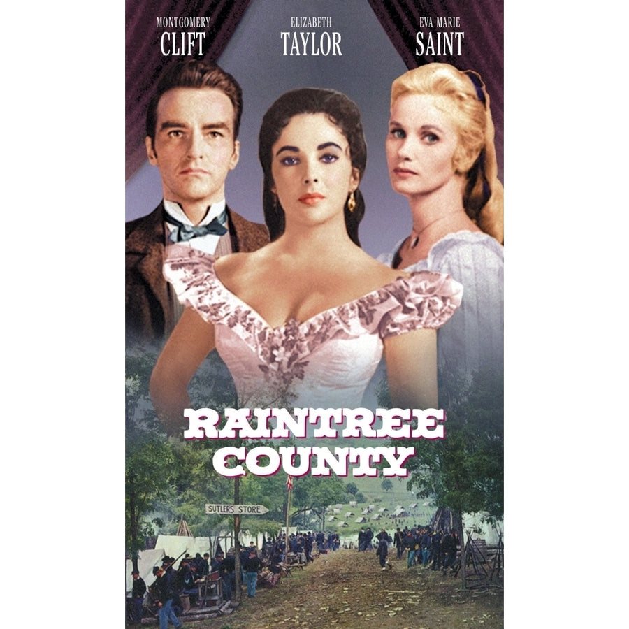 Raintree County Montgomery Clift Elizabeth Taylor Eva Marie Saint 1957. Movie Poster Masterprint Image 1