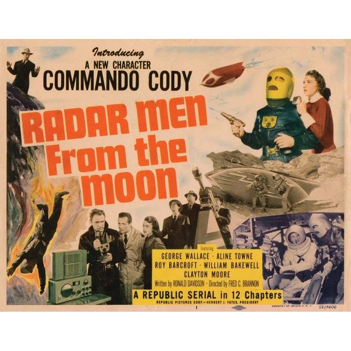 Radar Men From The Moon Movie Poster Masterprint Image 2