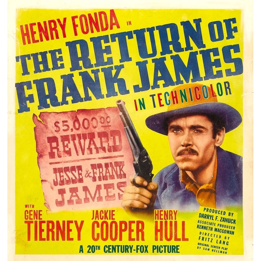 The Return Of Frank James Movie Poster Masterprint Image 1