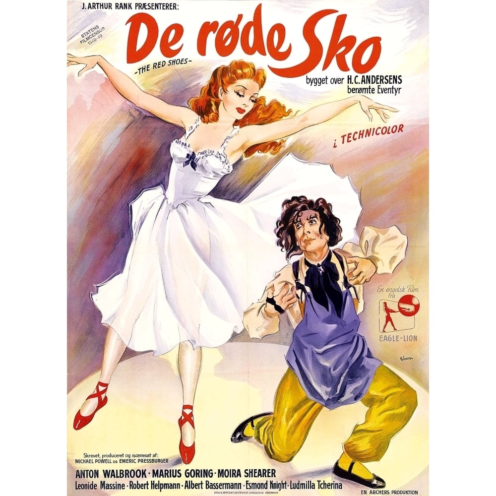 The Red Shoes Movie Poster Masterprint Image 1