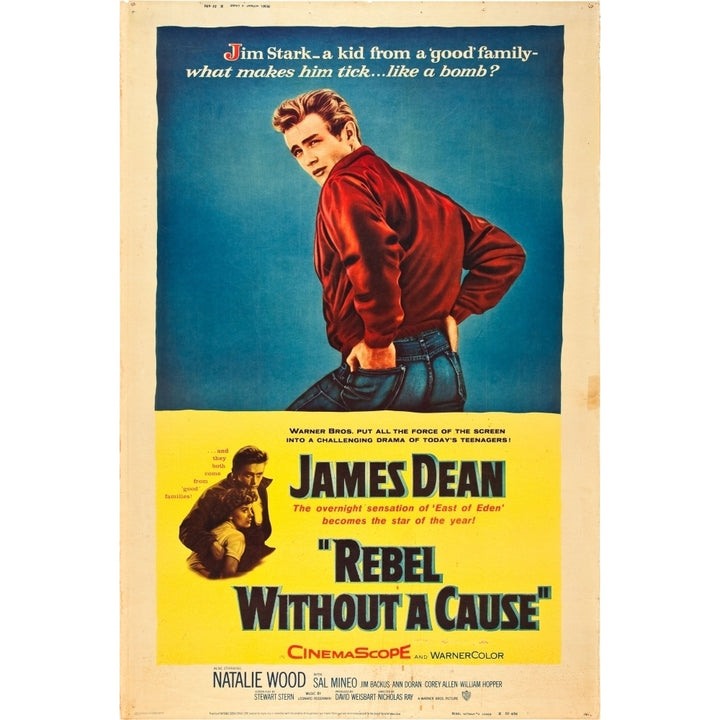 Rebel Without A Cause James Dean 1955 Movie Poster Masterprint Image 2