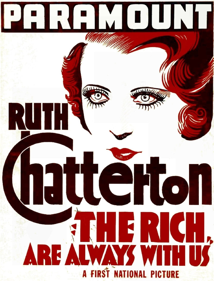 The Rich Are Always With Us Ruth Chatterton On Us Poster Art 1932 Movie Poster Masterprint Image 1