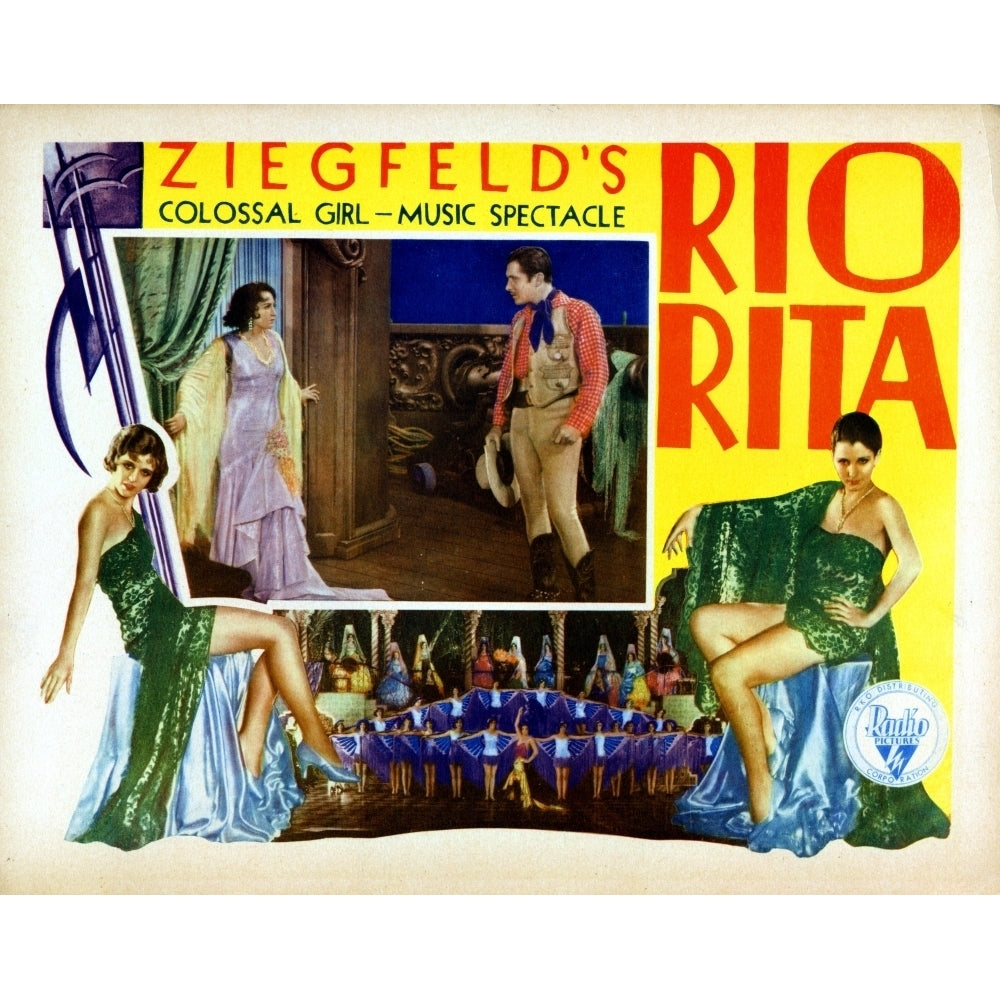 Rio Rita From Left Inset Bebe Daniels John Boles 1929 Movie Poster Masterprint Image 1