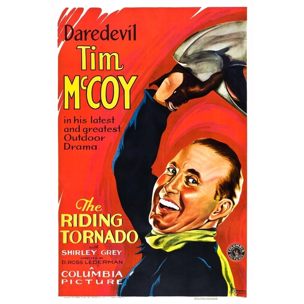 The Riding Tornado Poster Art Tim Mccoy 1932. Movie Poster Masterprint Image 1