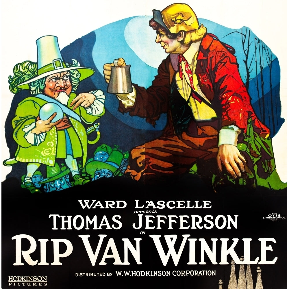 Rip Van Winkle Poster Art 1921. Movie Poster Masterprint Image 2