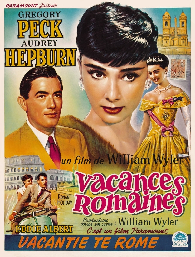 Roman Holiday Movie Poster Masterprint Image 1