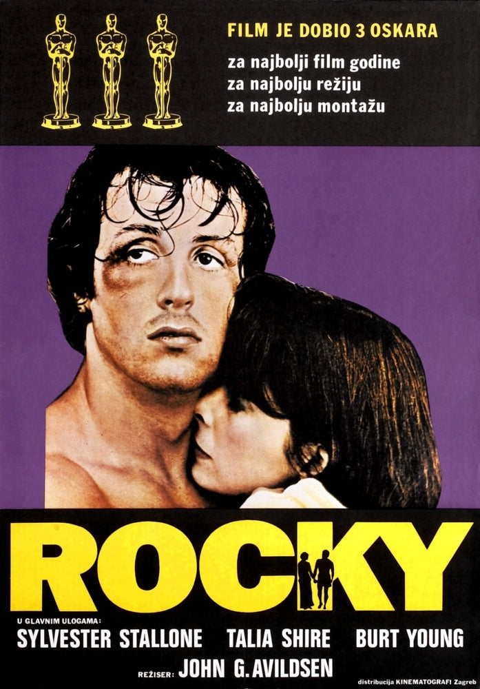 Rocky : Sylvester Stallone Talia Shire 1976 Movie Poster Masterprint Image 1