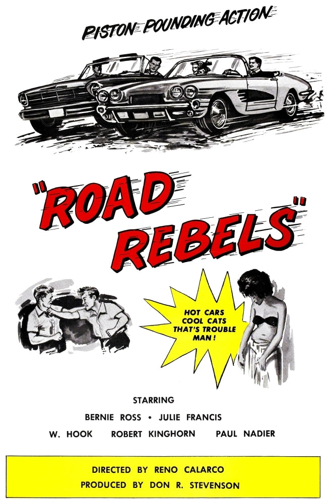 Road Rebels One-Sheet Poster Art 1964. Movie Poster Masterprint Image 1