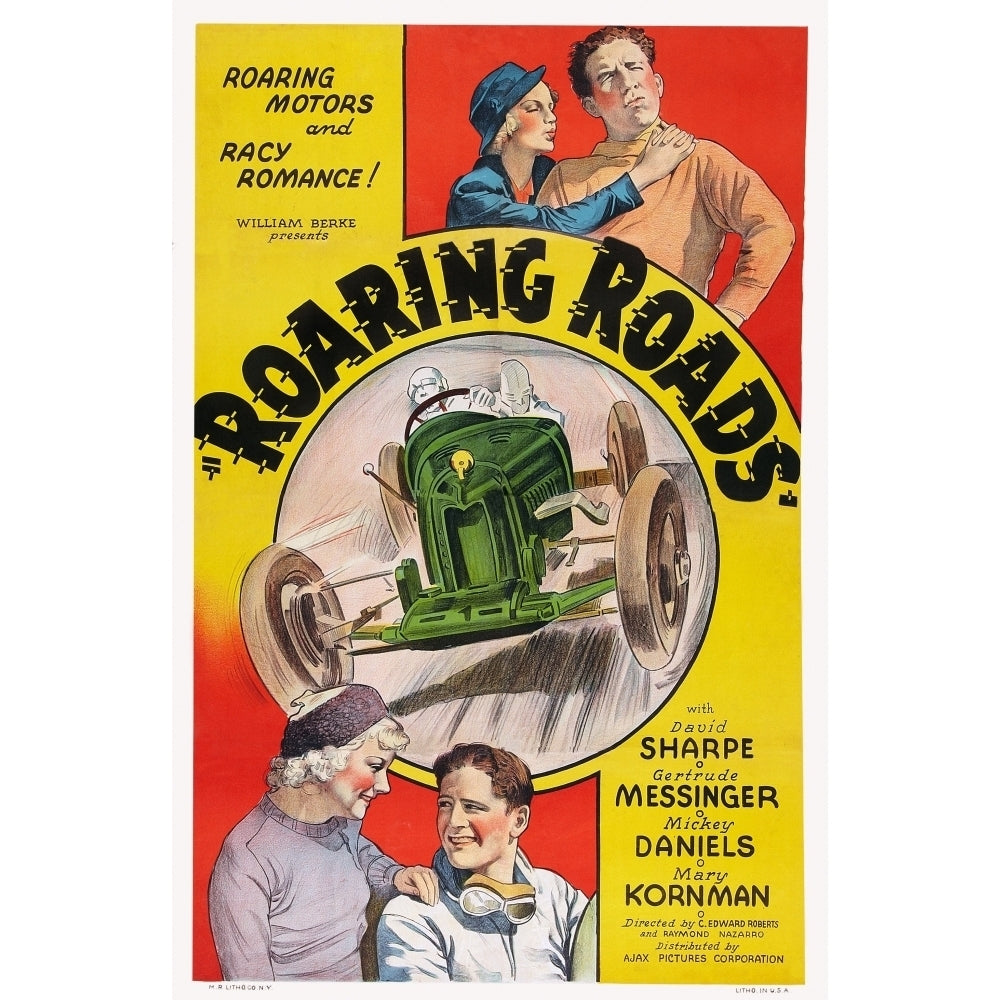 Roaring Roads U Movie Poster Masterprint Image 2