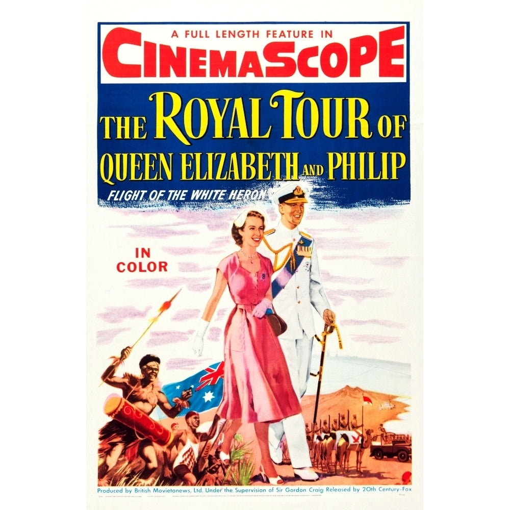 The Royal Tour Of Queen Elizabeth And Philip Movie Poster Masterprint Image 2