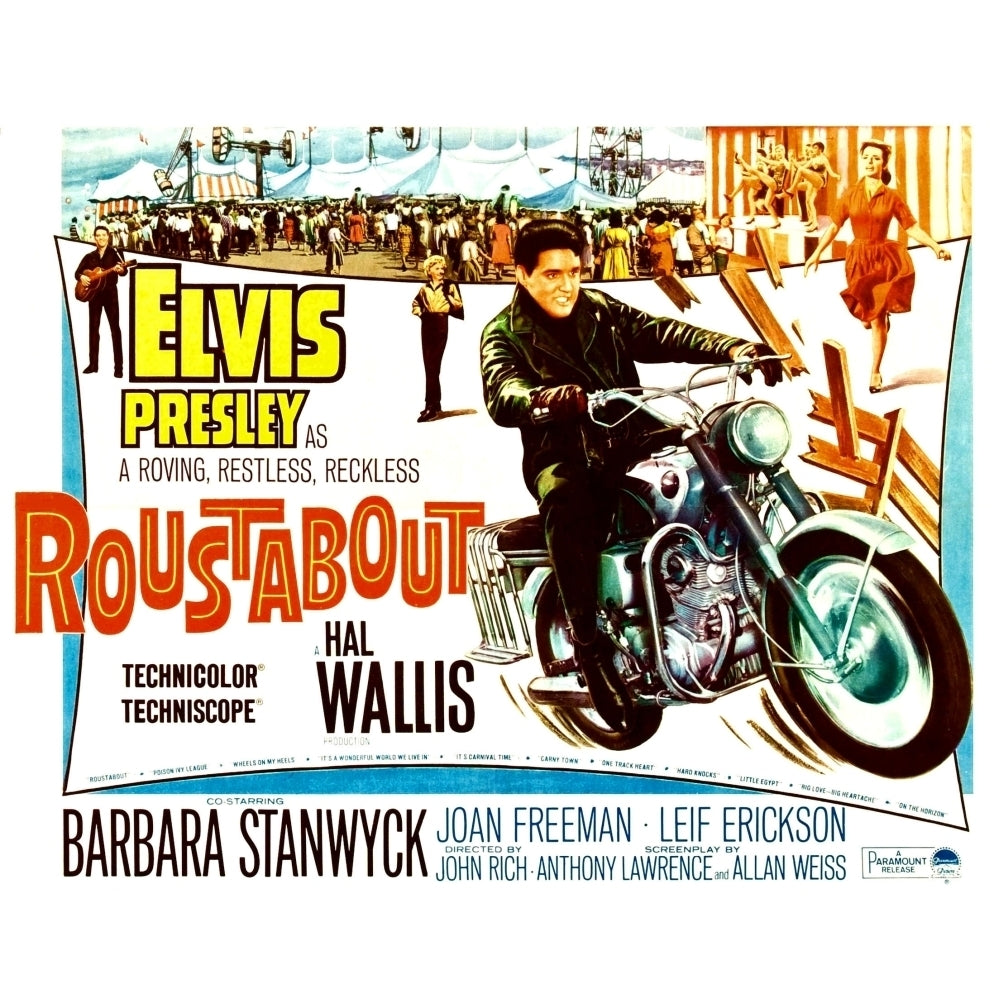 Roustabout Movie Poster Masterprint Image 1