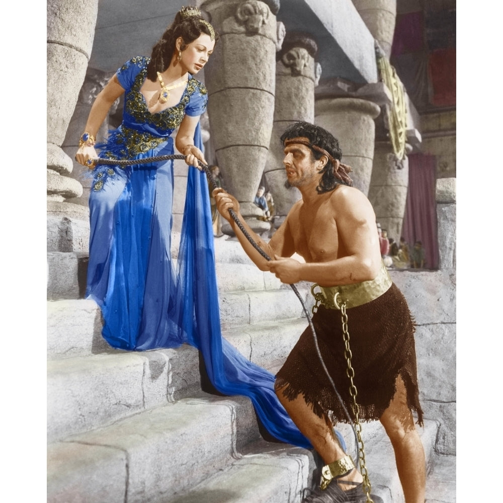 Samson And Delilah : Hedy Lamarr Victor Mature 1949. Photo Print Image 1