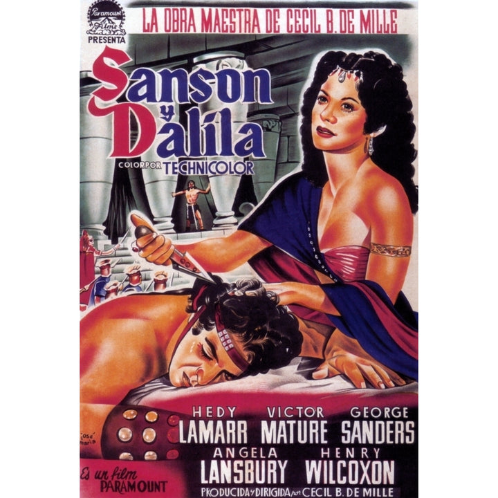 Samson And Delilah Movie Poster Masterprint Image 1