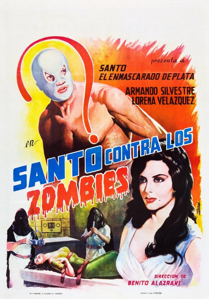 Santo Contra Los Zombies Movie Poster Masterprint Image 1