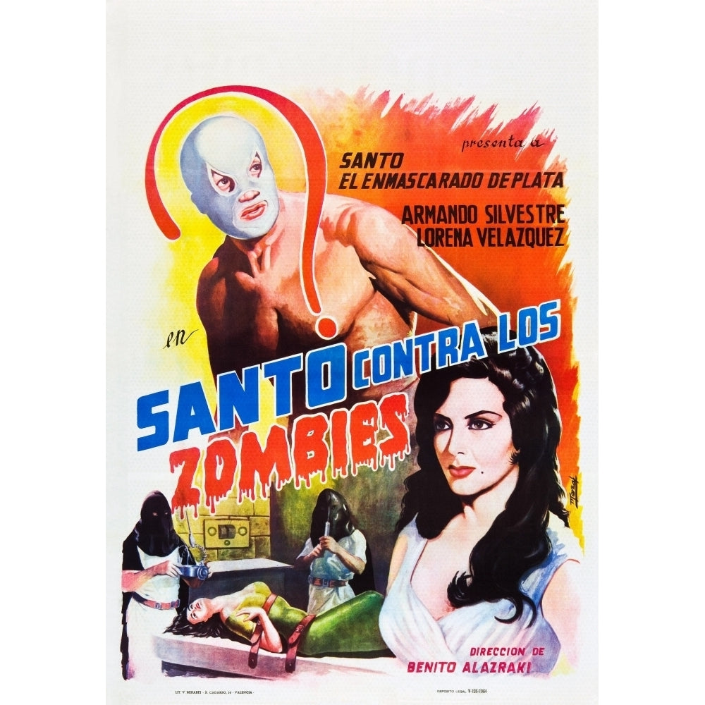 Santo Contra Los Zombies Movie Poster Masterprint Image 2