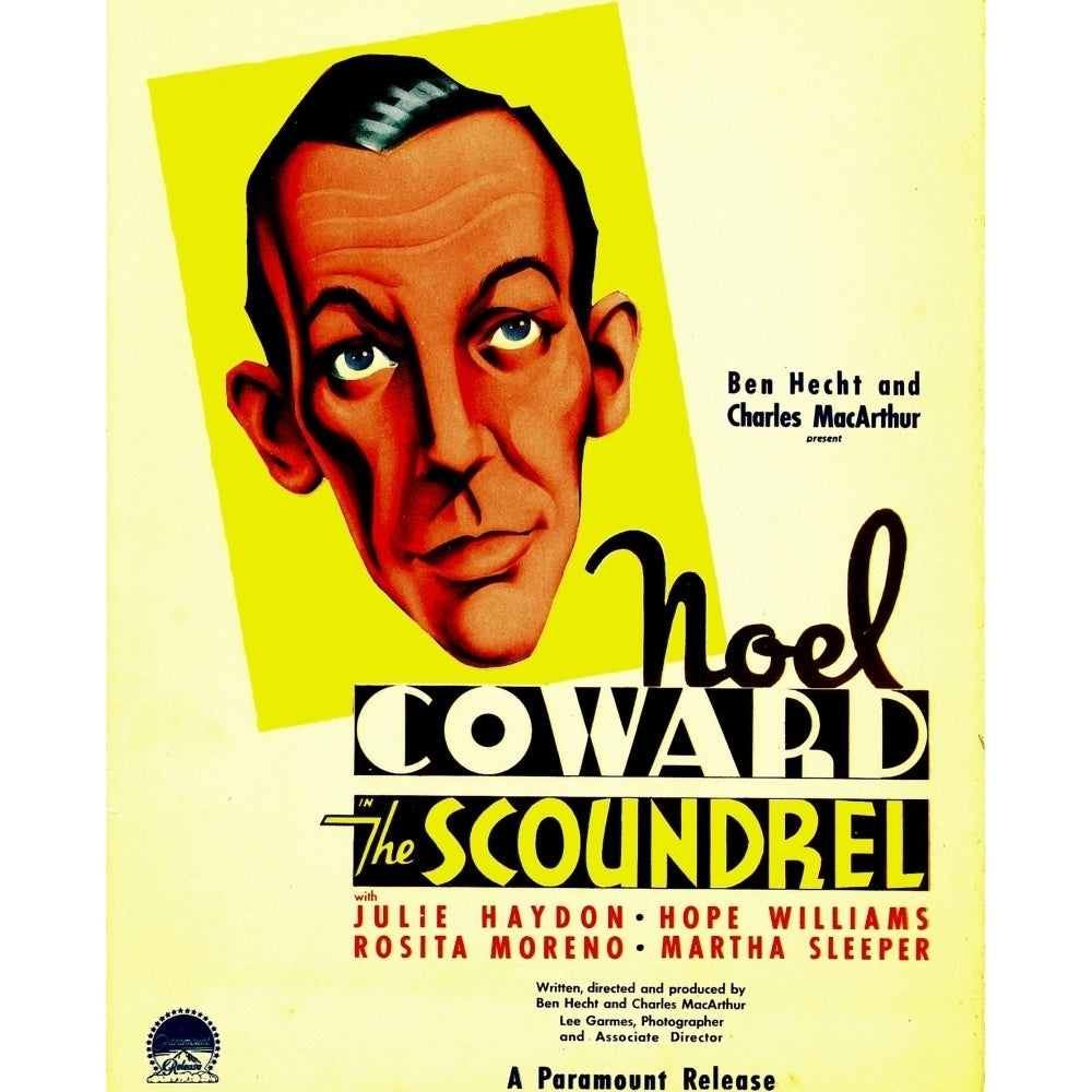 The Scoundrel Noel Coward On Midget Window Card 1935. Movie Poster Masterprint Image 1