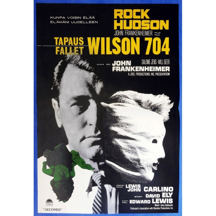 Seconds Finnish Poster Rock Hudson 1966 Movie Poster Masterprint Image 1