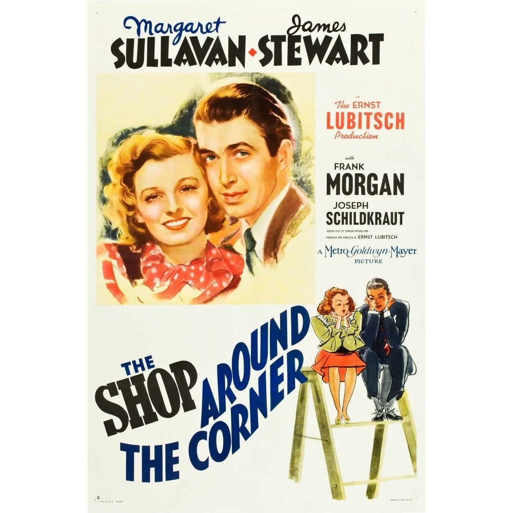 The Shop Around The Corner L-R: Margaret Sullavan James Stewart On Poster Art 1940 Movie Poster Masterprint Image 2