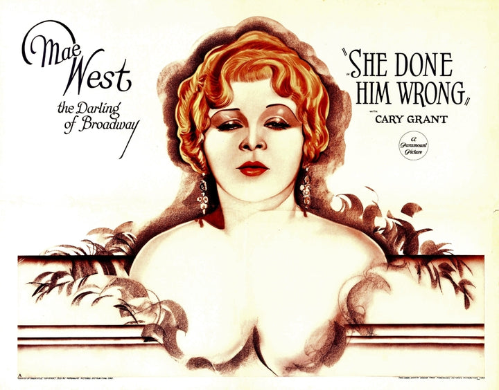 She Done Him Wrong Mae West 1933. Movie Poster Masterprint Image 1