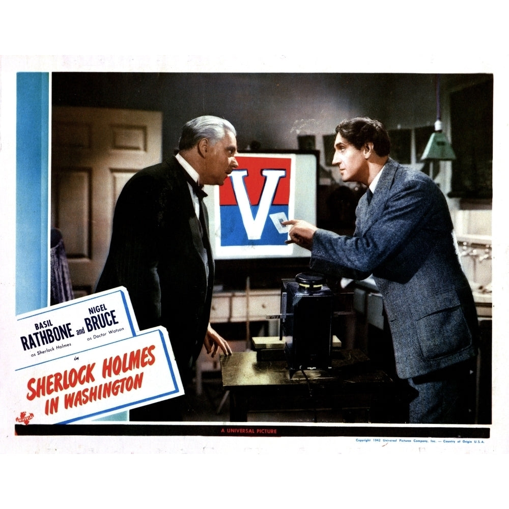 Sherlock Holmes In Washington Movie Poster Masterprint Image 1