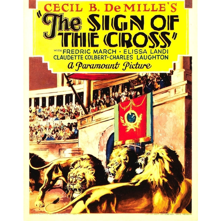 The Sign Of The Cross Midget Window Card 1932. Movie Poster Masterprint Image 2