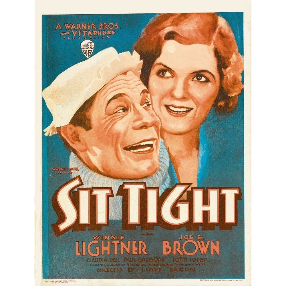 Sit Tight From Left On Us Poster Art: Joe E. Brown Winnie Lightner 1931 Movie Poster Masterprint Image 1