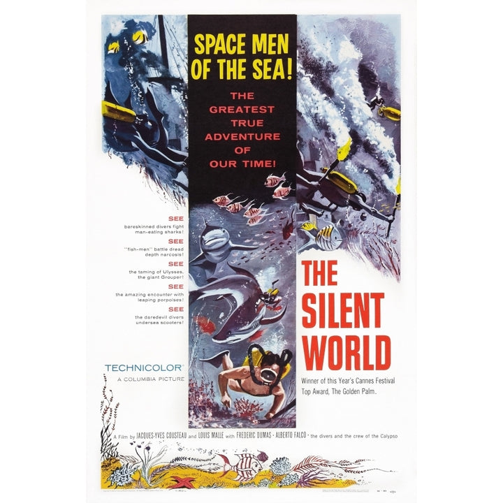 The Silent World Movie Poster Masterprint Image 2