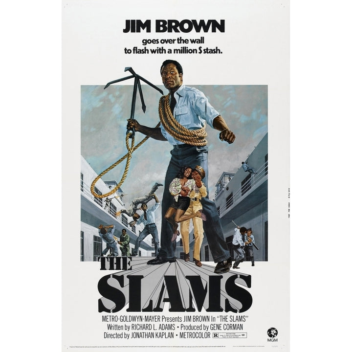 The Slams Us Poster Jim Brown 1973 Movie Poster Masterprint Image 2