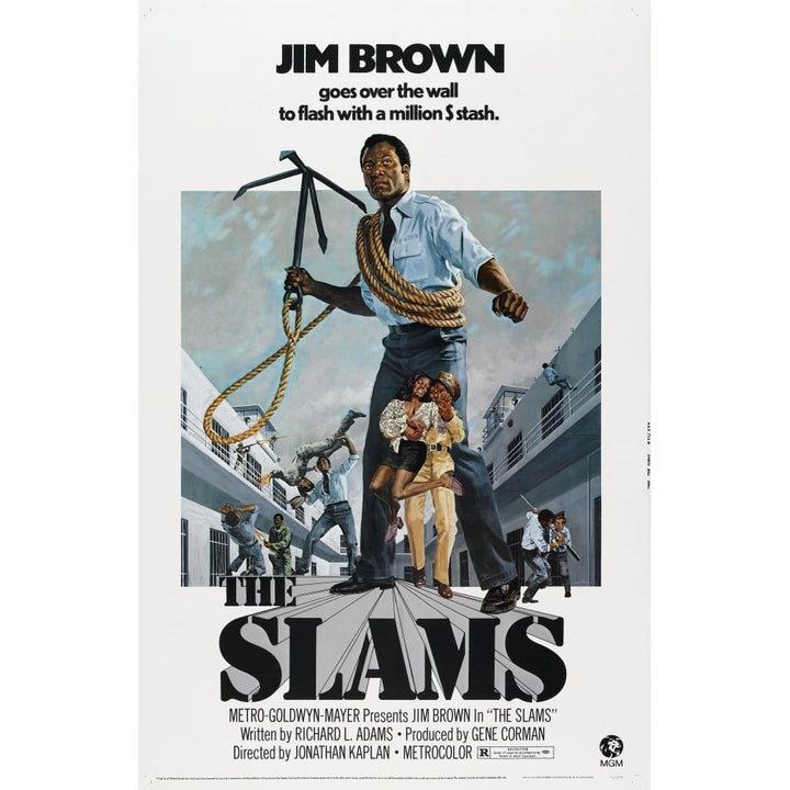 The Slams Us Poster Jim Brown 1973 Movie Poster Masterprint Image 1